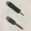 Adaptador de 6,35 para 3,5 Cabo Adaptador de Conexão de Áudio Grande para Pequeno para Grande Soquete de Jack de Guitarra 1 Conector