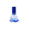 Botellas de Perfume de Colores, Botellas de Recarga de Perfume con Aroma a Rosa, Botellas de Vidrio para Perfume con Tapa de Rosca, Botellas de Recarga de Muestras de Perfume