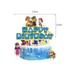 Set de Decoración para Fiesta de Cumpleaños Desechables con Platos de Papel y Servilletas de Paw Patrol Transfronterizo de Amazon