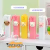 Botella de Spray para Viaje de Cachorro Oso Lindo de Dibujos Animados Botella con Dosificador de Presión Botella Cosmética Portátil Líquida Botella de Spray