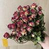 Flores Secas de Fábrica al por Mayor Rosas Flores Secas Regalo de San Valentín Ramo de Rosas Multicabezal diy Regalo de Acompañamiento para Boda