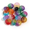 Cuentas Acrílicas de Agujero Grande de 13 mm Cuentas de Agujero Grande Coloridas Pulsera de Cuentas DIY Accesorios de Joyería Cuentas Redondas Cuentas Sueltas