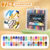 Bolígrafo Marcador de Brillo de Dos Colores de Doble Punta Venta Caliente Temu Bolígrafo de Brillo para Pintura de Punta Suave DIY Marcador de Llave para Estudiantes