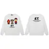 Comercio Exterior Transfronterizo Venta al por Mayor Marca de Moda Pe Tiburón Sudadera de Cuello Redondo Dropshipping Otoño e Invierno Sudadera de Felpa