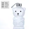 Garrafa de Vinho de Frutas de Vidro 500ml Garrafa de Bebida Copo de Vidro Panda Garrafa de Licor Garrafa Vazia Exclusivo Amazon Suprimento Transfronteiriço