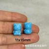 Porcelana Alta Magnesita Turquesa Dharma Koi Estrela Urso Acessórios Feitos à Mão DIY Wen Play Acessórios de Moda Contas de Buda
