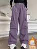 Pantalones Casuales Populares de Trabajo para Niñas de Otoño e Invierno, Estilo Hip-Hop Americano Elegante, Pantalones Largos Forrados de Polar para Niños Mayores