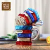 Caneca Livro Pintada Mecanismo 3D Formato de Livro Novidade Caneca de Café Mais Vendida Produto Transfronteiriço Atacado