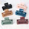 Corea del Sur ins celebridad de Internet clip rectangular temperamento simple horquilla trasera para la cabeza baño recogido clip de tiburón accesorios para el cabello femeninos