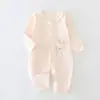 Procesamiento Personalizado de Nuevos Mamelucos de Verano para Recién Nacidos, Ropa de Aire Acondicionado para Bebés Delgada y Transpirable, Trajes de Gateo de Manga Larga para Bebés y Niños Pequeños