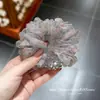 Goma para el pelo de gasa de cristal floral degradado estilo coreano, sensación suelta, para coleta baja, cuerda para el pelo, accesorio para el pelo
