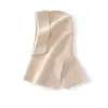 100% Cachemir Otoño/Invierno Nuevo Estilo para Mujer Casual Protección para Orejas Calentador de Cuello Gorro para la Cabeza Pasamontañas de Punto Caliente Versátil