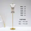 Tienda de ropa accesorios para maniquíes de hombro plano maniquí femenino de medio cuerpo ventana maniquí de cuerpo entero hombro en ángulo recto base engrosada soporte de exhibición