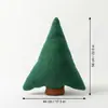 Almohadas de peluche navideñas novedosas transfronterizas: hombre de jengibre, bastón de caramelo, caramelo de menta, árbol de Navidad, muñeco de nieve, cojines de sofá de Papá Noel