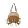 Linda Mochila Pequeña para Niñas para Salir a Jugar, Bolso de Hombro Estilo Japonés, Versátil Bolsa de Dibujos Animados Kapibara de Gran Capacidad