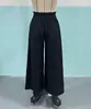 2026 Más Vendido de Amazon Pantalón Falda Casual Ancho de Pierna Suelto con Cordón de Cintura Alta Europeo y Americano En Stock Venta al por Mayor