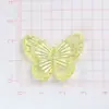 Acrílico Furado Estéreo Borboleta DIY Cola de Creme Pequenos Acessórios Grampo de Cabelo Capa de Celular Adesivo Brincos Pingente Material