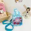 Bolsa de Peito Nova para Crianças de Comércio Exterior Estampa de Desenho Animado Bolsa Transversal para Meninos e Meninas Jardim de Infância Fofa Casual Bolsa de Ombro para Moedas