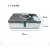 Caja de hierro para almacenamiento grande de lámina de hierro blanca con cerradura para carpintería, engrosada, oxidada, abatible, caja de almacenamiento de gran capacidad