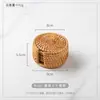 Porta-copos de Rattan Tecido Vietnamita de Outono, Tapetes de Chá, Suportes para Bule, Almofadas Térmicas para Bandejas de Chá, Acessórios para Conjunto de Chá, Tapetes de Rattan, Porta-copos Estilo Chinês