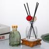 Botella vacía de vidrio para aromaterapia, difusor de aceites esenciales, adornos retro para el hogar, botella de perfume con degradado para el hogar.