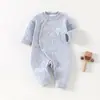 Macacão de Bebê para Primavera e Outono, Roupa Quentinha Acolchoada para Recém-nascido de Outono e Inverno, Macacão de Engatinhar para Recém-nascido, Macacão Borboleta