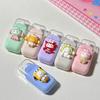 Serie Chou Meng Cinturón Corrector Útiles Escolares Beaver Macaron Estilo ins Alto Valor de Color Cinturón Corrector de Dibujos Animados Conveniente