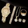 Comércio Exterior Mais Vendido Novo Tendência Quadrado Relógio Feminino Relógio Dourado Relógio Feminino Pulseira de Aço Relógio Feminino Fabricante em Estoque Atacado