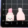 Brillante Lindo Perro Perfume Lápiz Labial Bolso Espejo Peine Pasador Goma para el Cabello Pinza para el Cabello DIY Accesorios de Resina