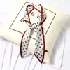 Ins fita de cetim da Coreia do Sul lenço feminino tira estreita fita decorativa multiuso versátil cinto lenço fino pequeno