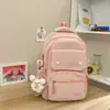 Nova Mochila Simples Xadrez Estilo Coreano para Alunas, Mochila Escolar Leve e Estilosa para Homens, Casual, Redutora de Peso, Mochila à Prova d'Água