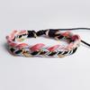 Pulseira de corda para casal em aço inoxidável D900 nova cor pulseira trançada para amigas de algodão pulseira criativa nova