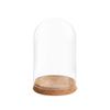 Flor eterna de corcho con cubierta de vidrio transparente, regalo de San Valentín, decoración, regalo festivo, material de cubierta de vidrio