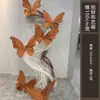 Instalación de Exhibición de Mariposas Atractoras de Fortuna, Decoración de Ventanas, Accesorio para Fotos, Arreglo de Escena para Tienda en Centro Comercial, Adorno Artístico