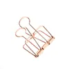 Clip Fuerte Miwoo51Mm Clip Metálico Hueco Multitamaño para Carpeta Clip para Planificador