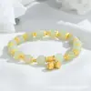 Nuevo Pulsera de Imitación de Jade de Dos Generaciones Estilo Chino para Mujer, Diseño de Nicho Ins, Pulsera de Amistad DIY Versátil, Regalo para Novia