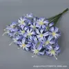 3 Flores de Lírio Dourado Artificiais Flores de Seda para Decoração Floral de Sala de Estar Quarto Loja Hotel Cenário de Casamento Adereços
