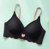 Roupa íntima doce sem marcas Push-up Anti-queda Fina para Seios Grandes Seios Pequenos Sutiã Especial Sem Aro para Meninas Estudantes