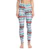 8404 comercio exterior leggings navideños pantalones cortos estampados festivos europeos y americanos pantalones deportivos de fitness leggings al por mayor