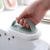 Cepillo de Limpieza para el Hogar Cepillo para Bañera Cepillo para Azulejos del Baño Cocina Mango Rayado Plano Cepillo para Fregadero Suelo Esponja Limpiadora