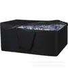 Bolsa de almacenamiento navideña, bolsa de almacenamiento para cojines de exterior, impermeable, adecuada para el almacenamiento de muebles de patio, bolsa para cojines y árbol de Navidad