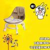 Taburete Acrílico Pequeño con Ruedas Universales Silenciosas, Taburete para Niños Pequeños, Silla Pequeña Moderna con Ruedas, Estilo Taburete Bajo Pl