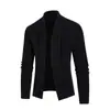 Cárdigan de Punto para Hombre de Venta Caliente Transfronterizo, Prendas de Punto Versátiles Cómodas de Diseño de Moda, Chaqueta Top, Estilo de Hombre a la Moda