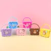 Porta-moedas de Silicone Atacado Bolsas Infantis Bolsa Transversal Feminina Presente Estilo Coreano Bolsa de Furo para Jardim de Infância Bolsa de Mão Desenho Animado