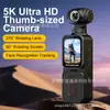 Câmera Esportiva HD 4K de Bolso para Ciclismo ao Ar Livre com Estabilização e Reconhecimento Facial Lente Giratória Elétrica