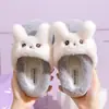 Pantuflas infantiles para niñas, pantuflas de algodón para invierno, lindas de princesa, para niños pequeños y preescolares