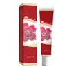 Loção com essência de folha de pêssego remove melanina, ilumina a pele seca, repara, acalma e melhora a textura da pele opaca. Disponível para compra unitária
