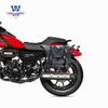 Coche muscle Wolf adecuado para hombre diestro lado de la bolsa lateral bolsa lateral se puede instalar casco medio casco casco integral marco de liberación rápida modificación