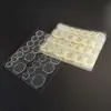 Pegamento de Gelatina para Manicura Fuerte y Pegajoso 24 Piezas de Uñas Impermeable Uñas Portátiles Pegamento de Gelatina Amarillo Ampliado Pegamento en Polvo Ampliado