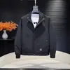 Chaqueta de cuello alto para hombre 2026 Otoño/Invierno Moda Simple Versátil Atuendo de Hombre Estilo Coreano Casual Ajustado Superior